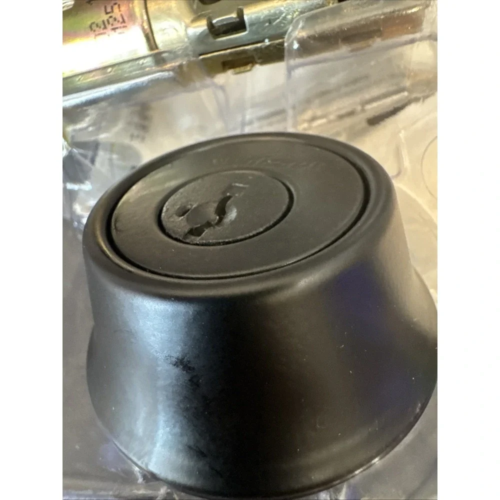 Kwikset Single Cylinder Deadbolt SmartKey‎ In Matte Black